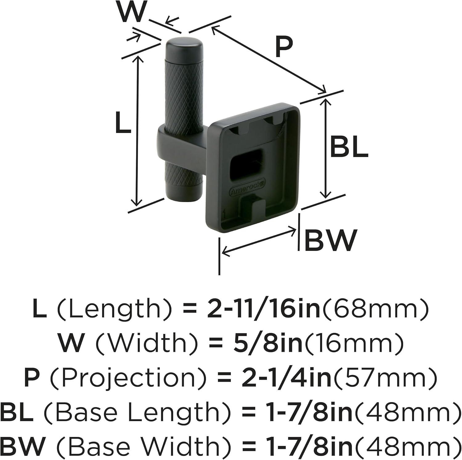 imageAmerock Corp BH36563G10 Bronx Robe Hook Brushed NickelBlack Bronze