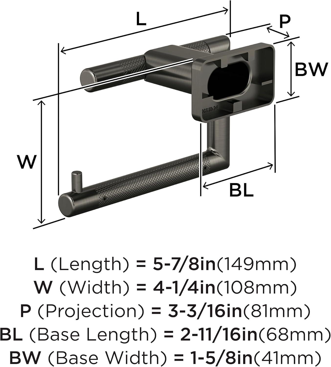 imageAmerock Corp BH36563G10 Bronx Robe Hook Brushed NickelGunmetal