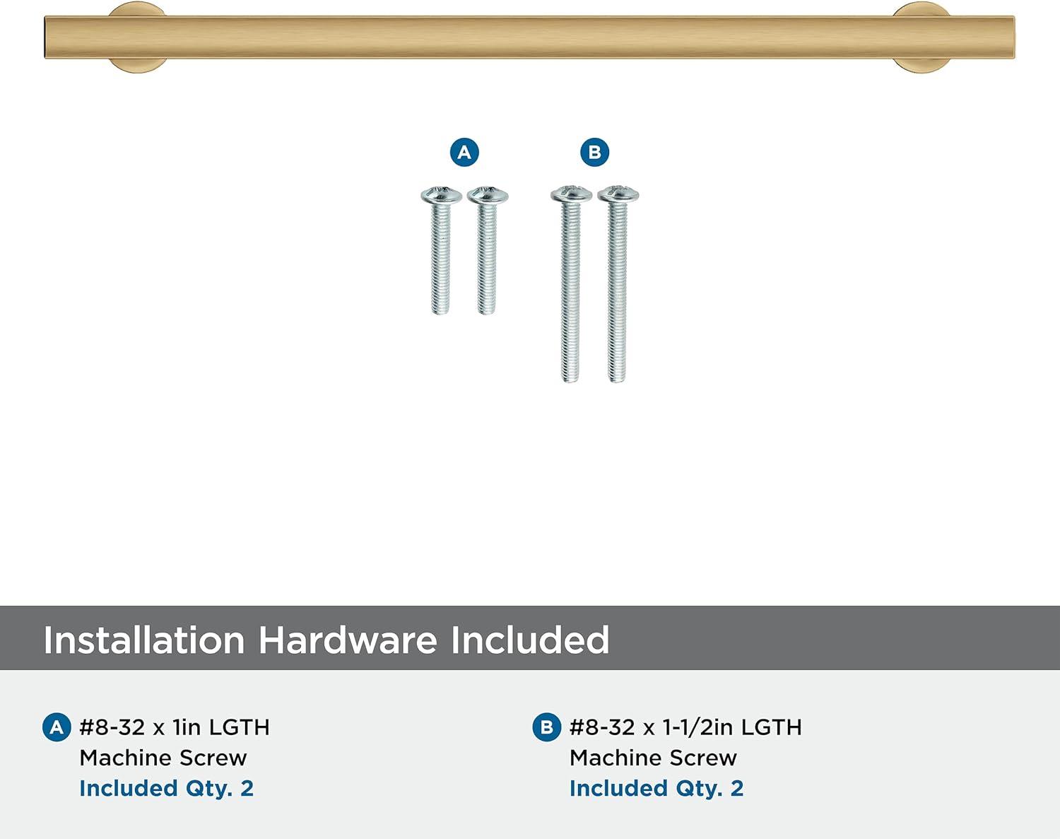 imageAmerock Corp BP37111CZ Everett Appliance Pull 18 in 457 mm CentertoCenter Champagne BronzeChampagne Bronze
