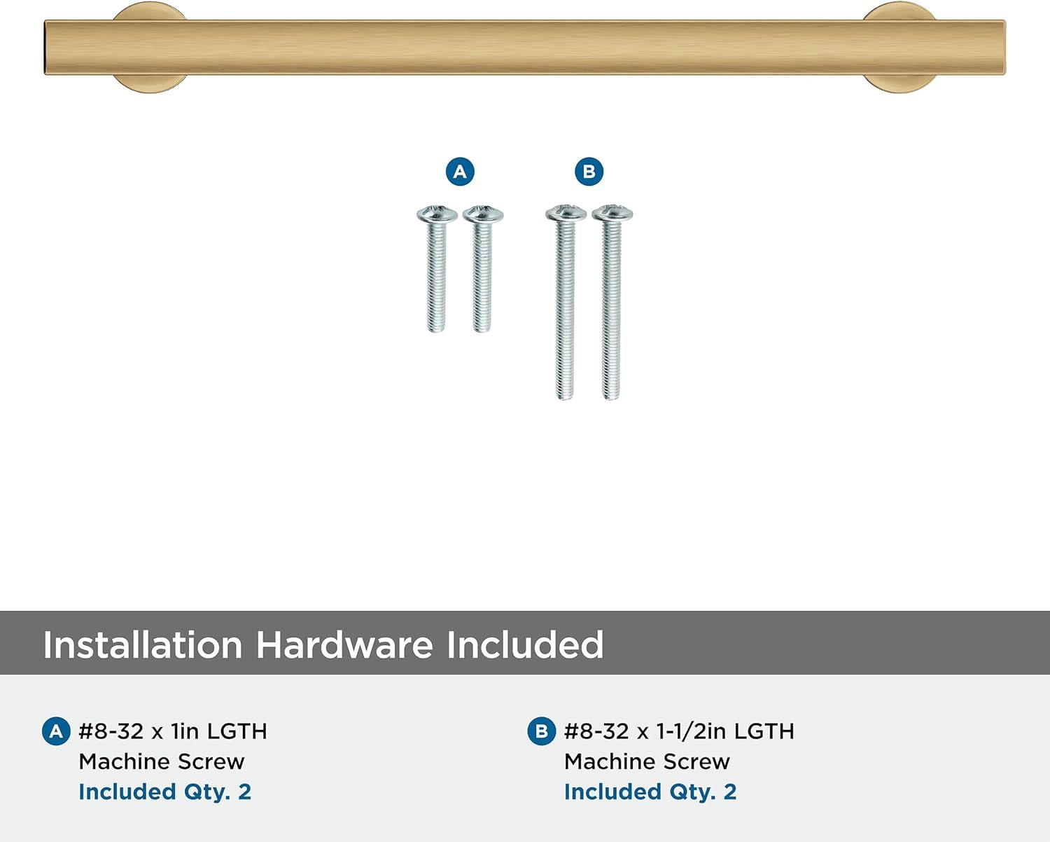 imageAmerock Corp BP37111CZ Everett Appliance Pull 18 in 457 mm CentertoCenter Champagne BronzeChampagne Bronze