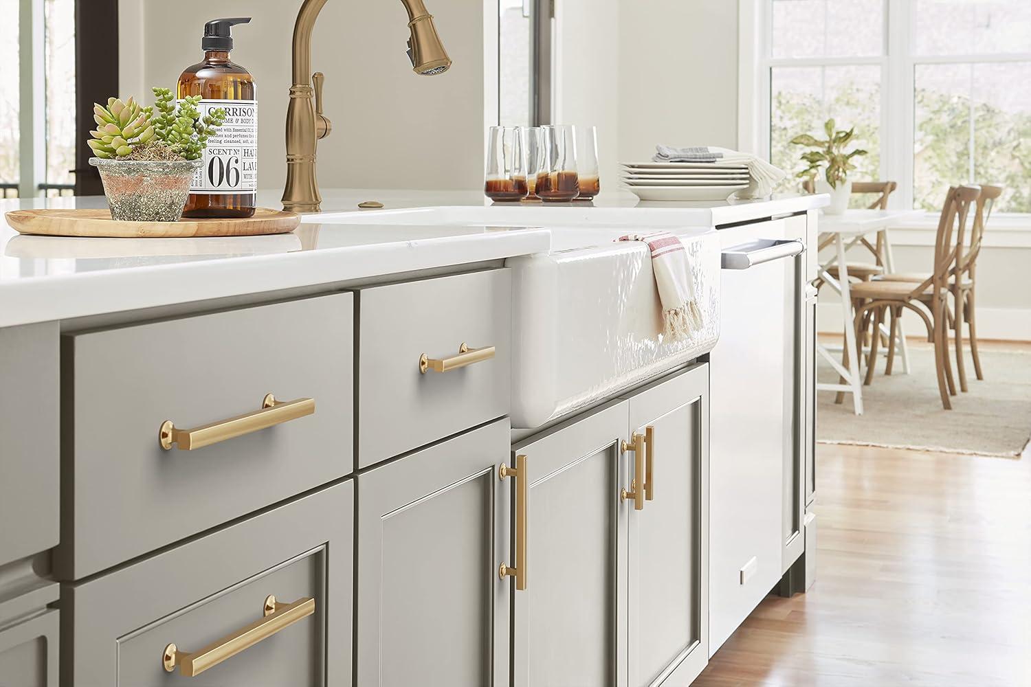 imageAmerock Corp BP37111CZ Everett Appliance Pull 18 in 457 mm CentertoCenter Champagne BronzeChampagne Bronze