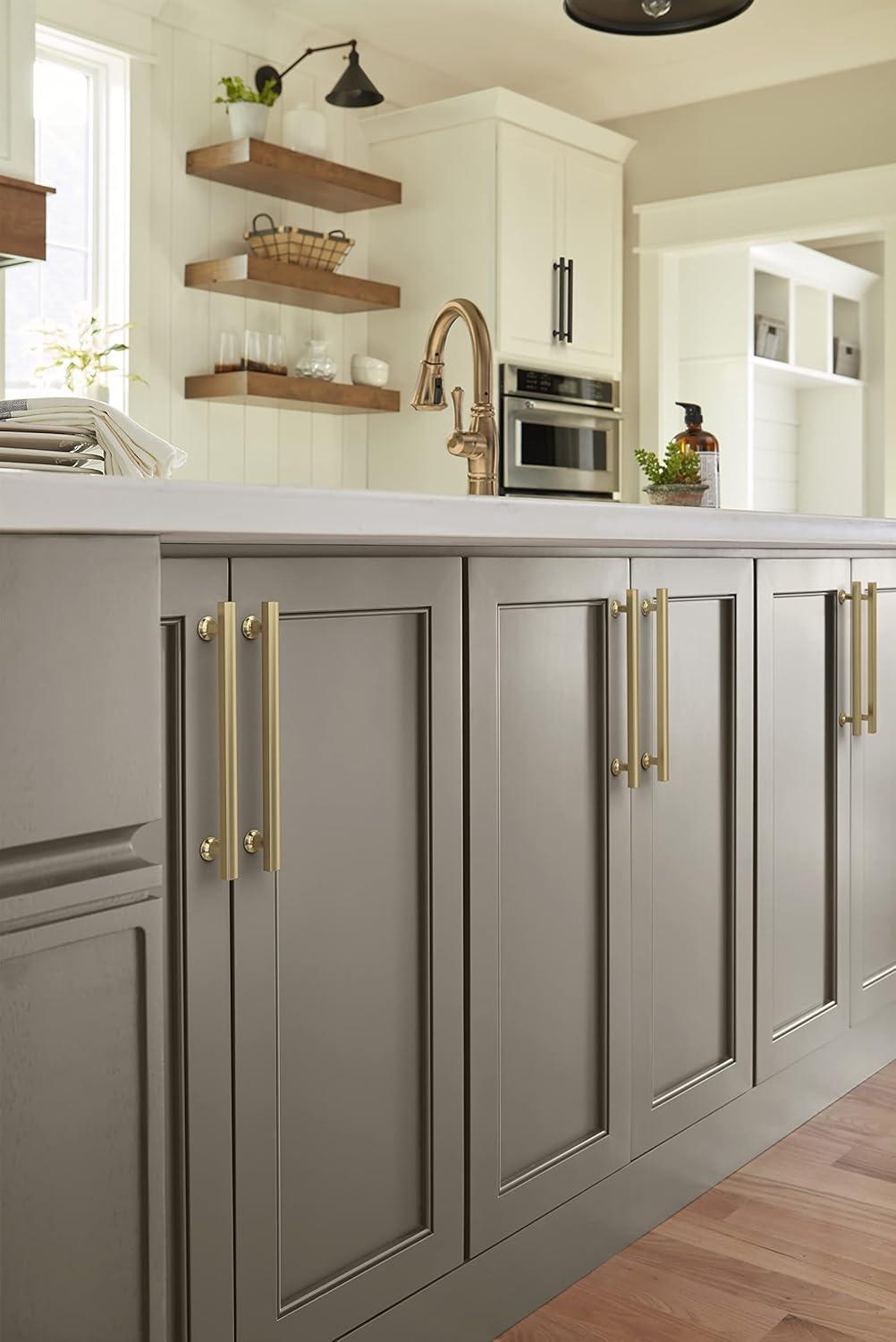imageAmerock Corp BP37111CZ Everett Appliance Pull 18 in 457 mm CentertoCenter Champagne BronzeGolden Champagne