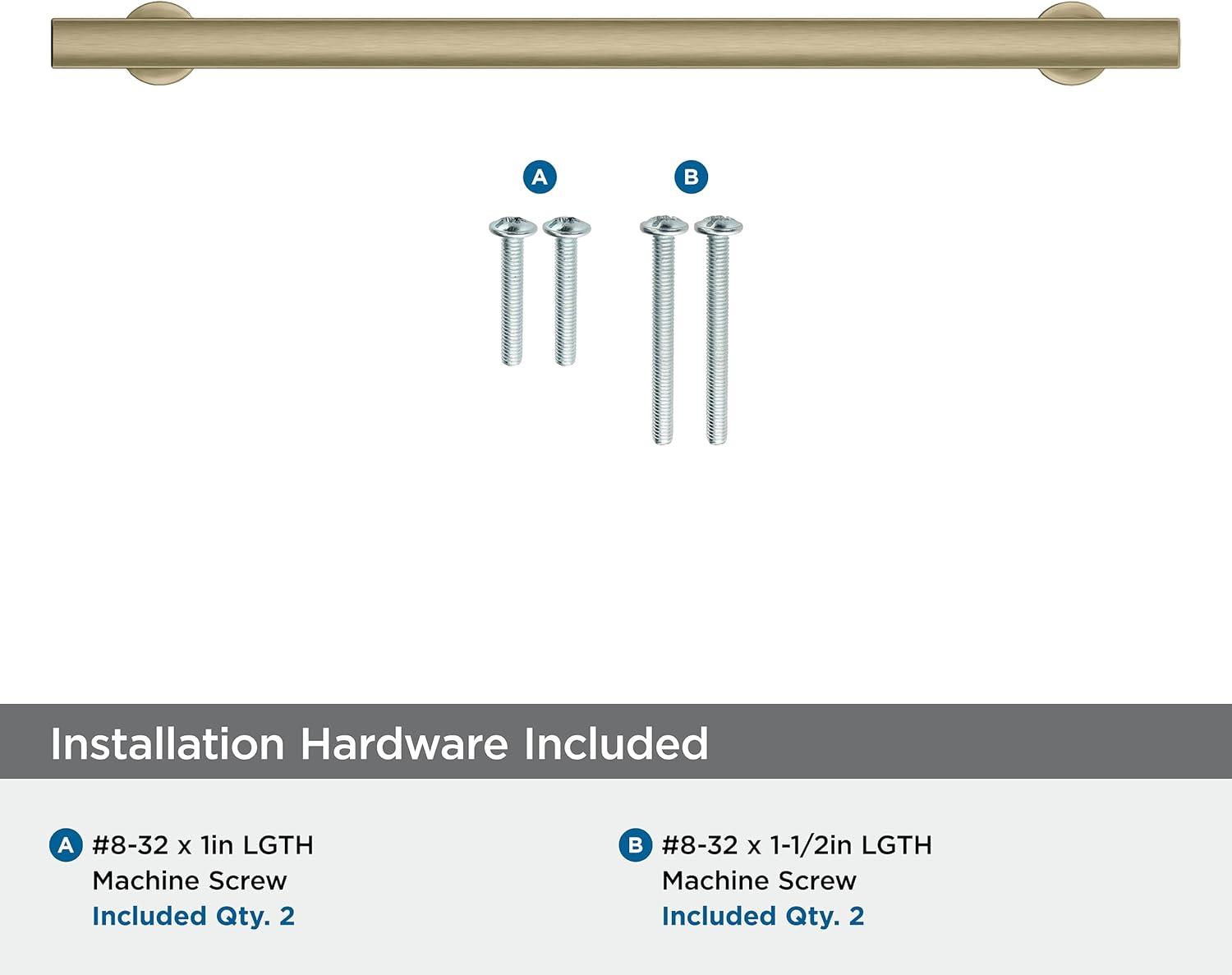 imageAmerock Corp BP37111CZ Everett Appliance Pull 18 in 457 mm CentertoCenter Champagne BronzeGolden Champagne