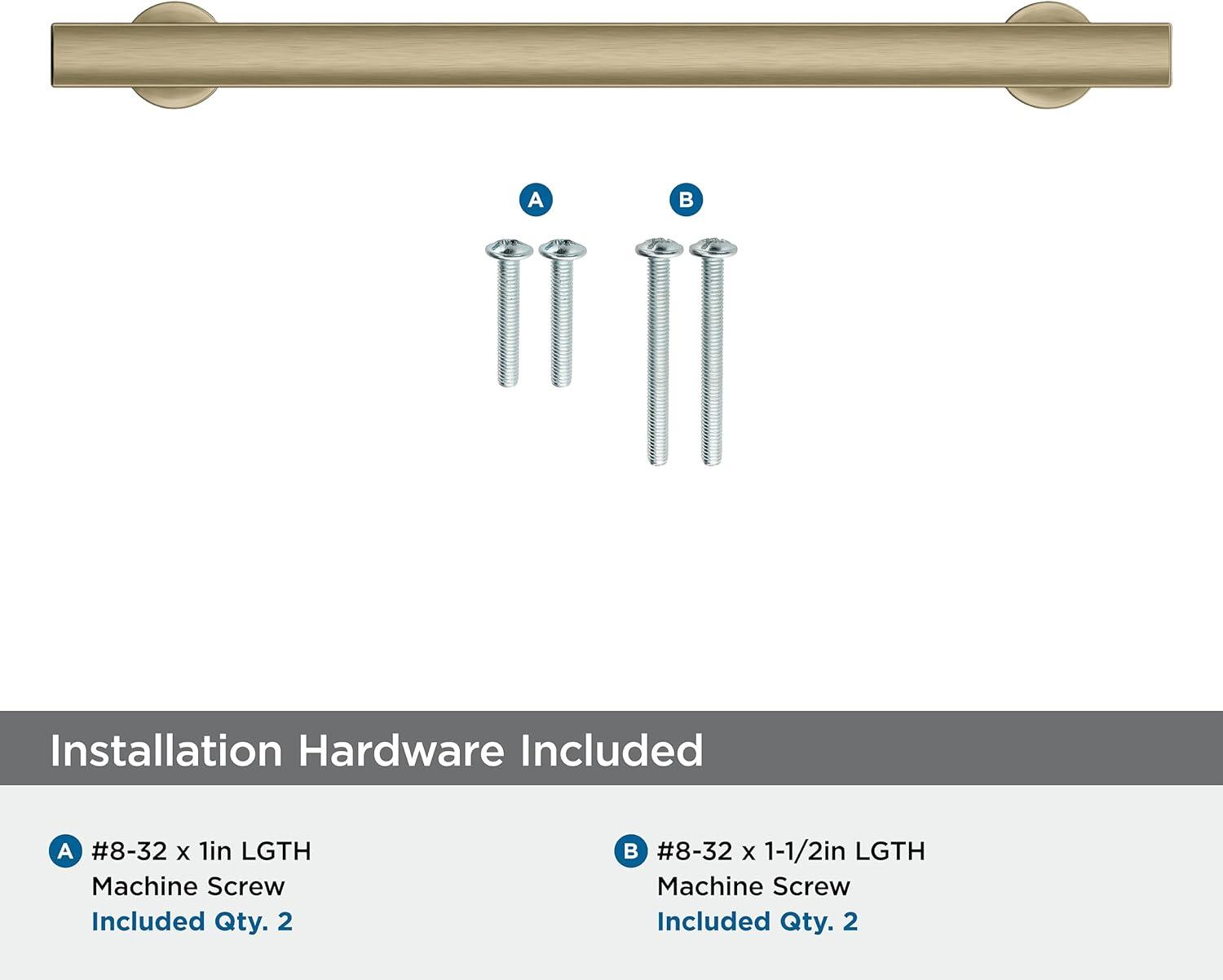 imageAmerock Corp BP37111CZ Everett Appliance Pull 18 in 457 mm CentertoCenter Champagne BronzeGolden Champagne