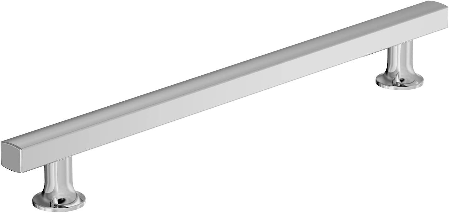 imageAmerock Corp BP37111CZ Everett Appliance Pull 18 in 457 mm CentertoCenter Champagne BronzePolished Chrome