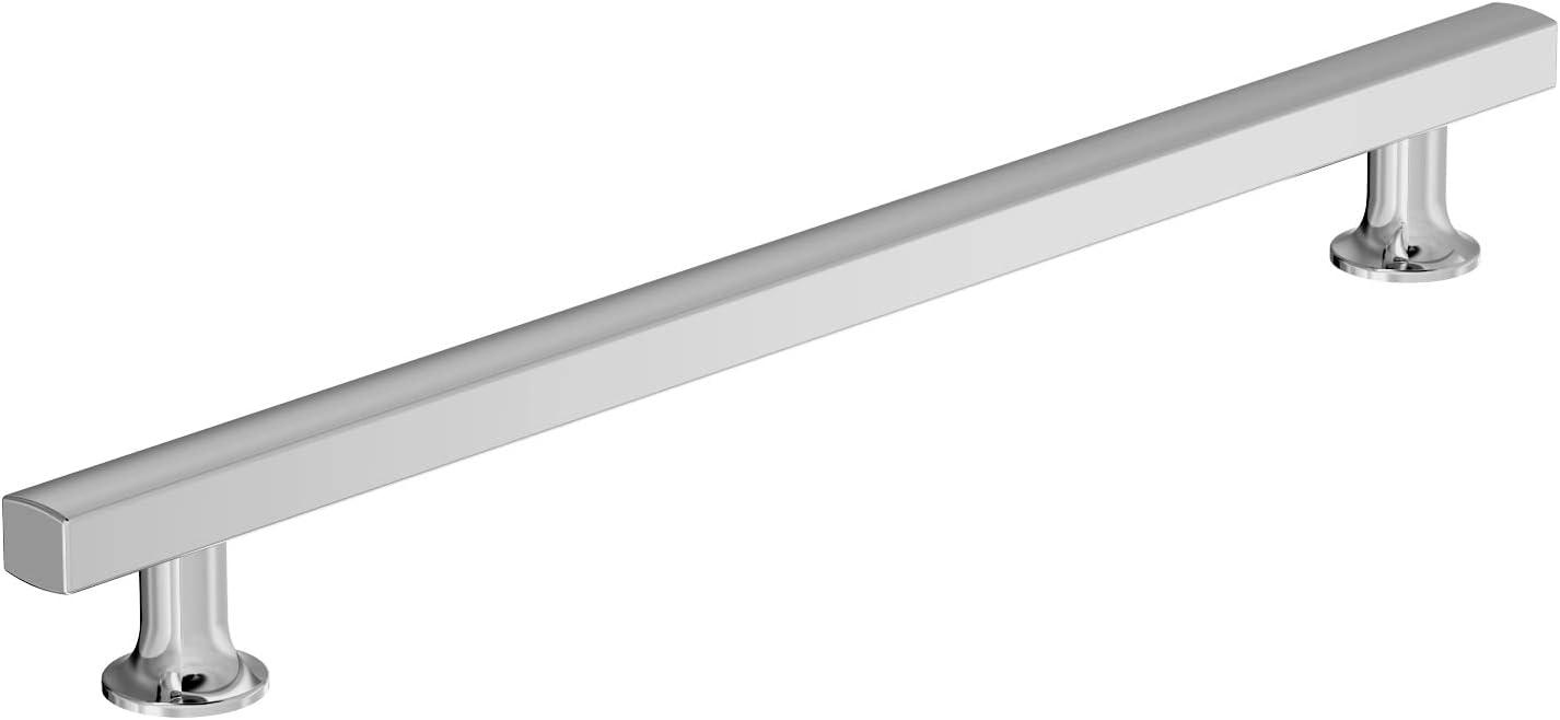 imageAmerock Corp BP37111CZ Everett Appliance Pull 18 in 457 mm CentertoCenter Champagne BronzePolished Chrome