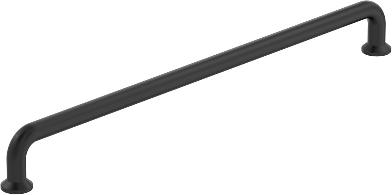 imageAmerock Factor 18 inch 457mm CentertoCenter Champagne Bronze Appliance Pull BP36967CZMatte Black