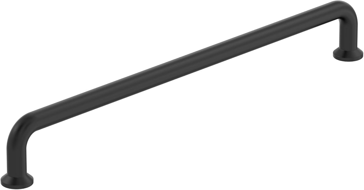 imageAmerock Factor 18 inch 457mm CentertoCenter Champagne Bronze Appliance Pull BP36967CZMatte Black