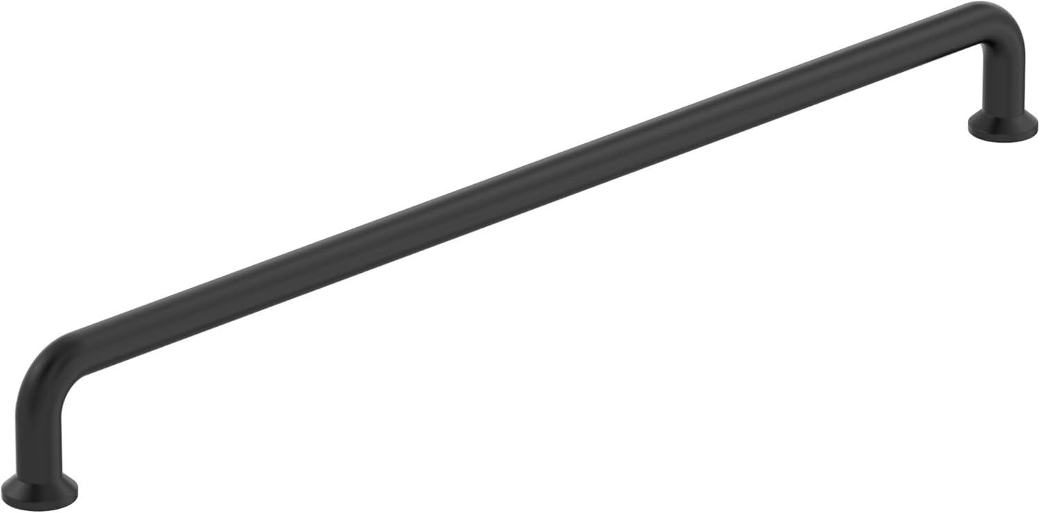 imageAmerock Factor 18 inch 457mm CentertoCenter Champagne Bronze Appliance Pull BP36967CZMatte Black