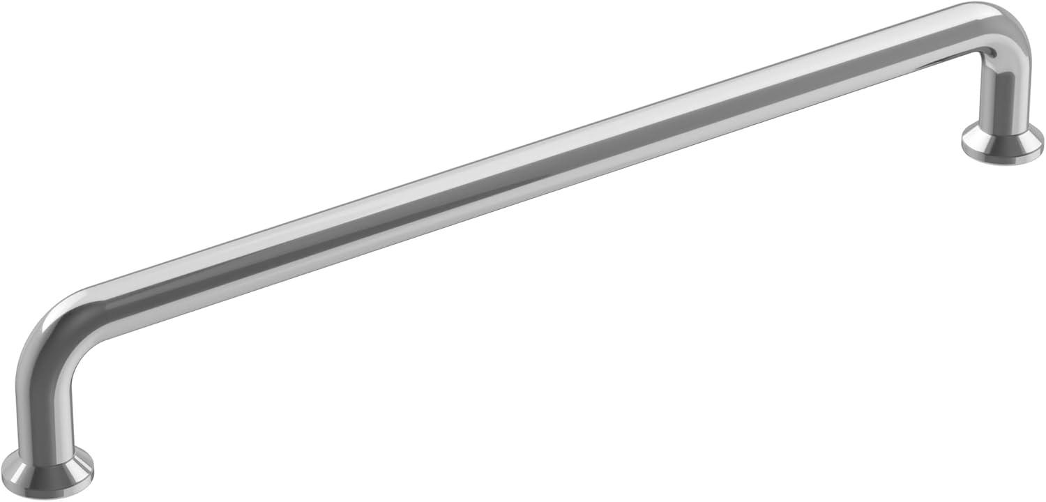 imageAmerock Factor 18 inch 457mm CentertoCenter Champagne Bronze Appliance Pull BP36967CZPolished Chrome
