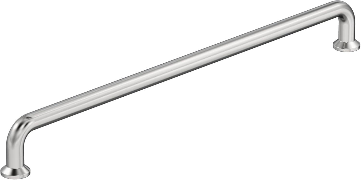 imageAmerock Factor 18 inch 457mm CentertoCenter Champagne Bronze Appliance Pull BP36967CZPolished Chrome
