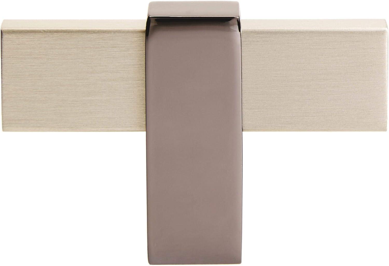 imageAmerock Mulino 238 inch 60mm Length Golden ChampagneMatte Black Cabinet Knob BP36720BBZMBSilver ChampagneBlack Nickel