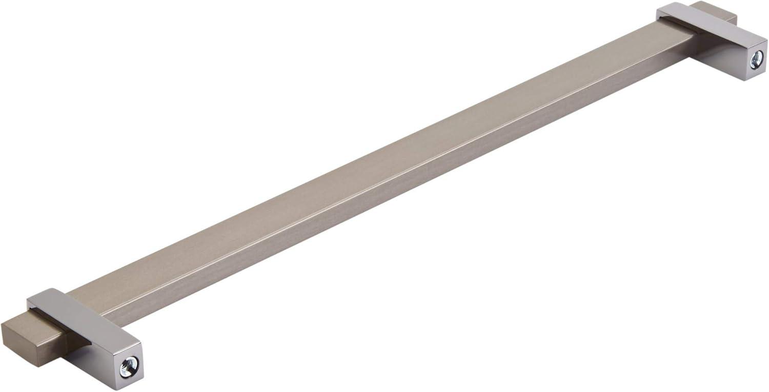 imageAmerock Mulino 7916 inch 192mm CentertoCenter Golden ChampagneMatte Black Cabinet Pull BP36725BBZMBBlack Brushed NickelBlack Nickel