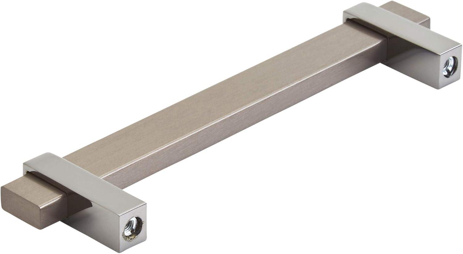 imageAmerock Mulino 7916 inch 192mm CentertoCenter Golden ChampagneMatte Black Cabinet Pull BP36725BBZMBBlack Brushed NickelBlack Nickel
