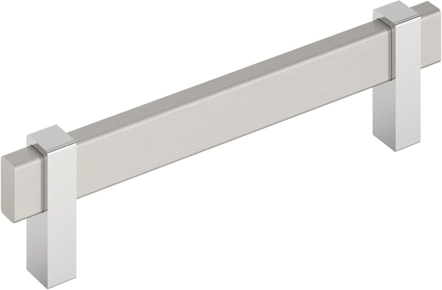 imageAmerock Mulino 7916 inch 192mm CentertoCenter Golden ChampagneMatte Black Cabinet Pull BP36725BBZMBSatin NickelPolished Chrome