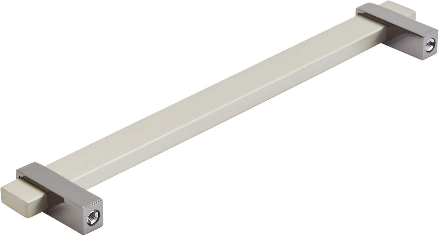 imageAmerock Mulino 7916 inch 192mm CentertoCenter Golden ChampagneMatte Black Cabinet Pull BP36725BBZMBSilver ChampagneBlack Nickel