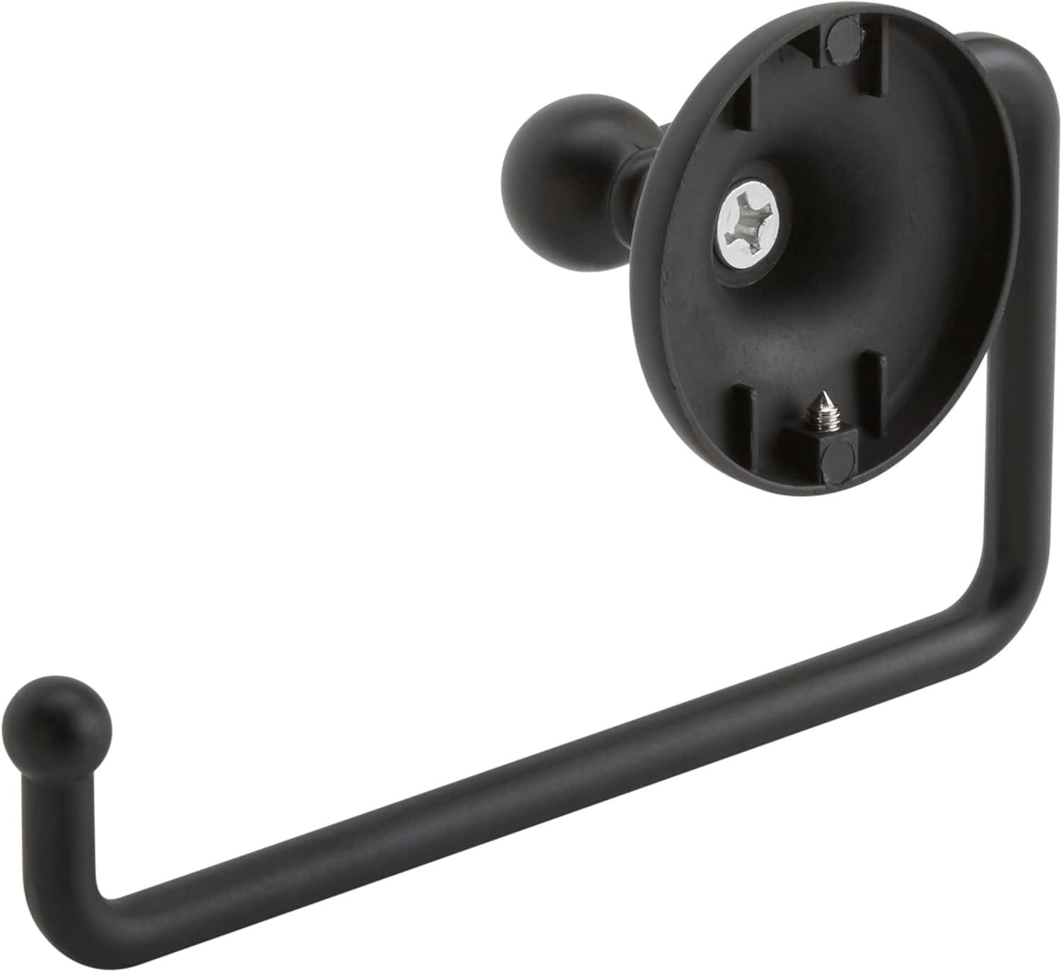 imageAmerock Wall Mounted Matte Black Towel Ring Small Hand Towel Holder Bathroom Accessories Bath Hardware Kitchen Towel HolderMatte Black