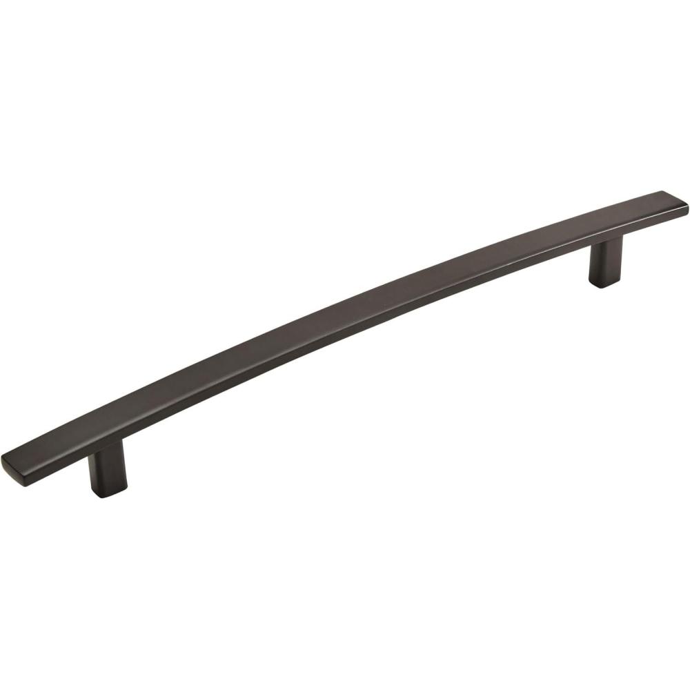 imageAmerock Appliance Pull Black Bronze 12 inch 305 mm Center to Center Cyprus 1 Pack Drawer Pull Drawer Handle Cabinet HardwareBlack Bronze