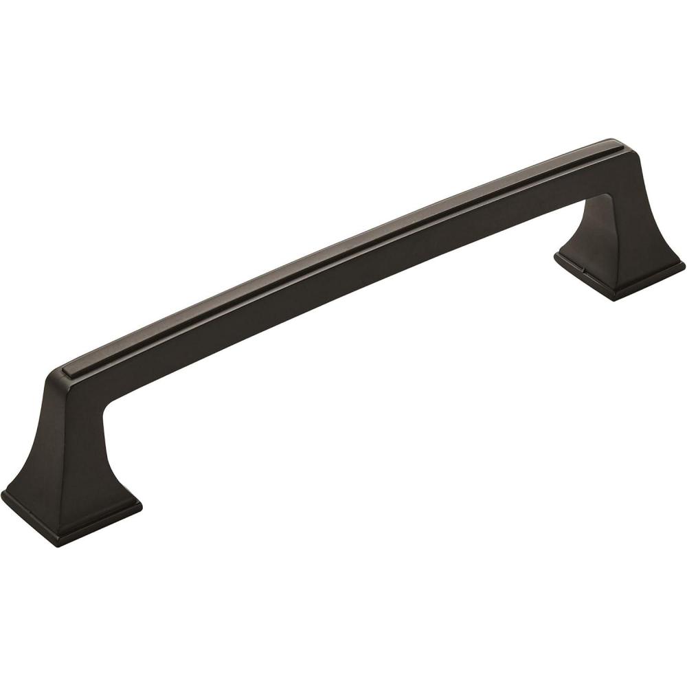 imageAmerock Appliance Pull Black Bronze 12 inch 305 mm Center to Center Mulholland 1 Pack Drawer Pull Drawer Handle Cabinet HardwareBlack Bronze