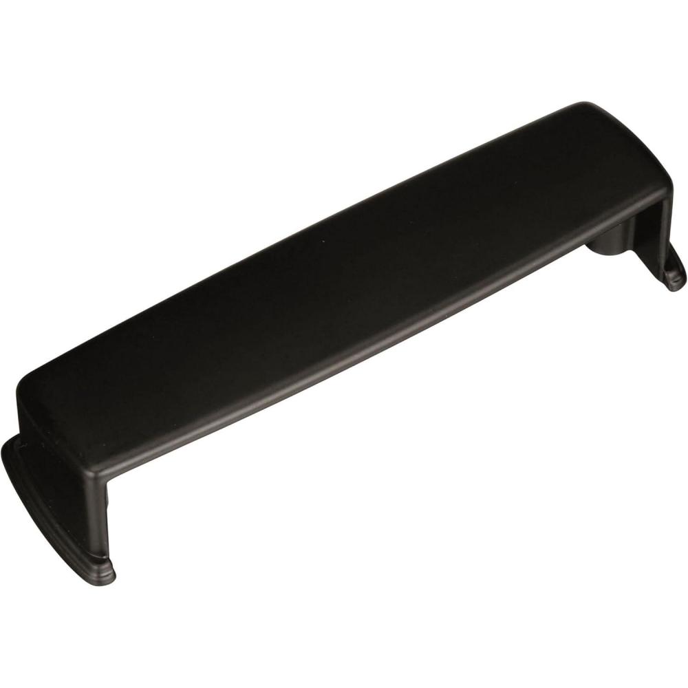 imageAmerock Cabinet Cup Pull Black Bronze 334 inch 96 mm Center to Center Kane 1 Pack Drawer Pull Drawer Handle Cabinet HardwareBlack Bronze