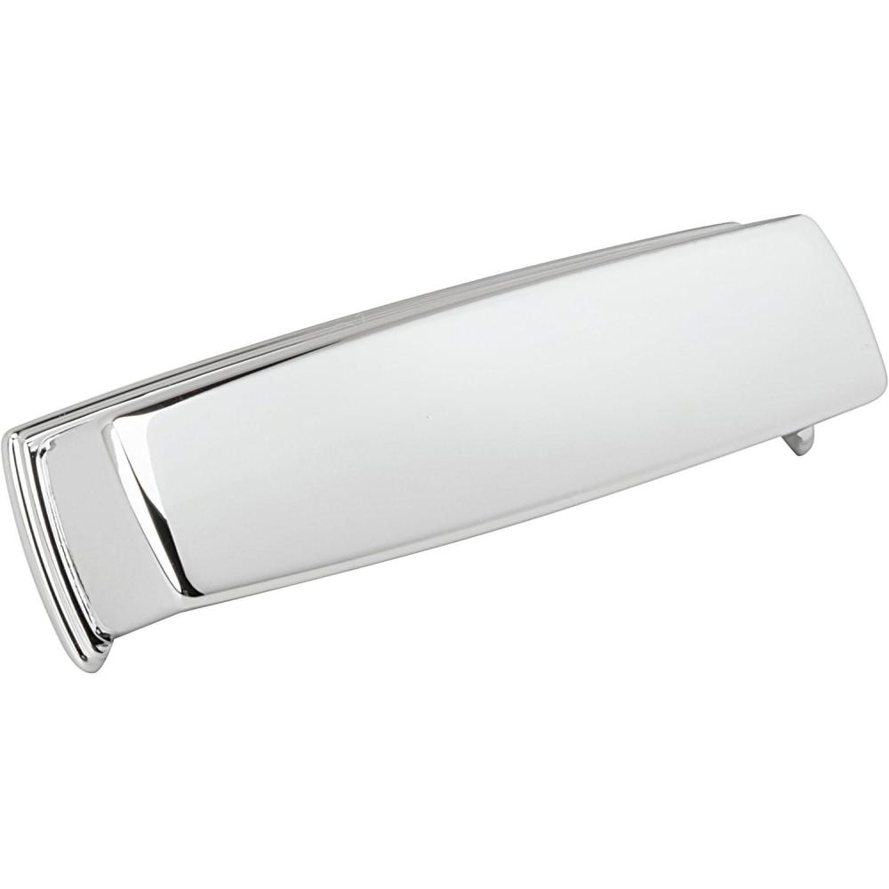 imageAmerock Cabinet Cup Pull Black Bronze 334 inch 96 mm Center to Center Kane 1 Pack Drawer Pull Drawer Handle Cabinet HardwarePolished Chrome
