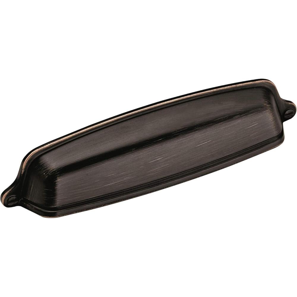 imageAmerock Cabinet Cup Pull Golden Champagne 5116 inch 128 mm Center to Center Stature 1 Pack Drawer Pull Drawer Handle Cabinet HardwareOil Rubbed Bronze