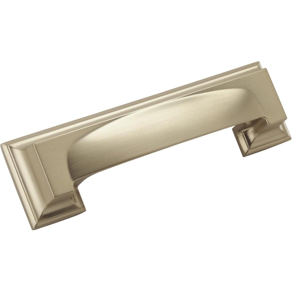 imageAmerock Cabinet Cup Pull Matte Black 3 inch ampamp 334 inch 76mm ampamp 96 mm CentertoCenter Appoint 1 Pack Drawer Pull Cabinet Handle Cabinet HardwareGolden Champagne
