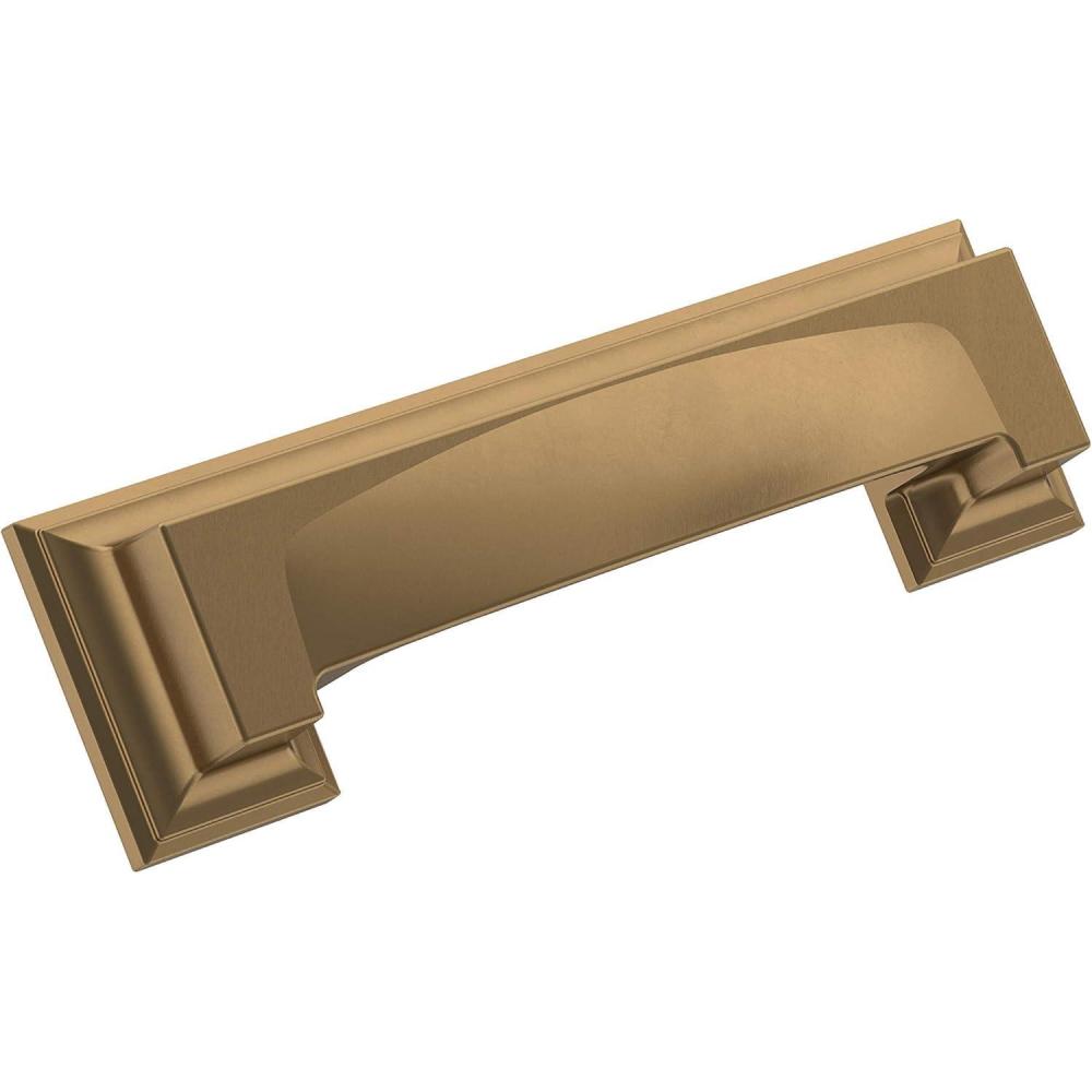 imageAmerock Cabinet Cup Pull Matte Black 3 inch ampamp 334 inch 76mm ampamp 96 mm CentertoCenter Appoint 1 Pack Drawer Pull Cabinet Handle Cabinet HardwareChampagne Bronze