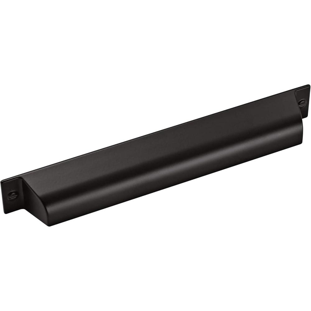 imageAmerock Cabinet Cup Pull Matte Black 7 inch 178 mm Center to Center Cup Pulls 10 Pack Drawer Pull Drawer Handle Cabinet Hardware