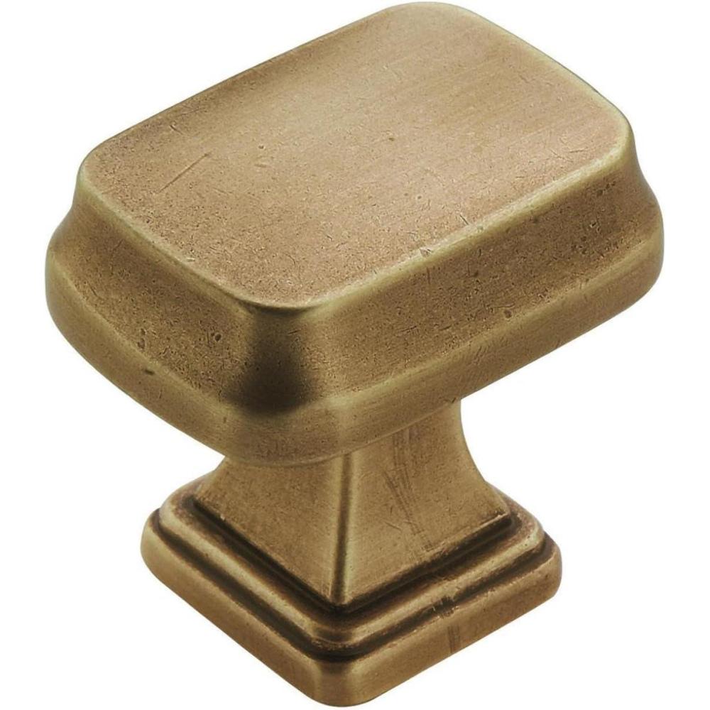 imageAmerock Cabinet Knob Black Bronze 114 inch 32 mm Length Revitalize 1 Pack Drawer Knob Cabinet HardwareGilded Bronze