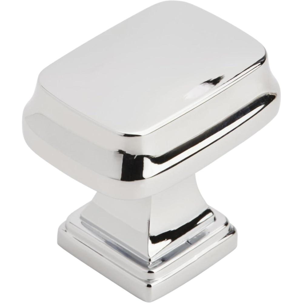 imageAmerock  Cabinet Knob  Black Bronze  114 inch 32 mm Length  Revitalize  1 Pack  Drawer Knob  Cabinet HardwarePolished Chrome