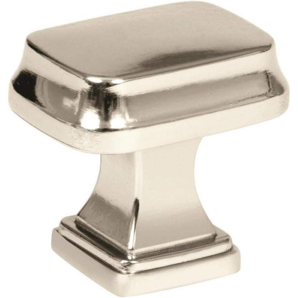 imageAmerock Cabinet Knob Black Bronze 114 inch 32 mm Length Revitalize 1 Pack Drawer Knob Cabinet HardwarePolished Nickel