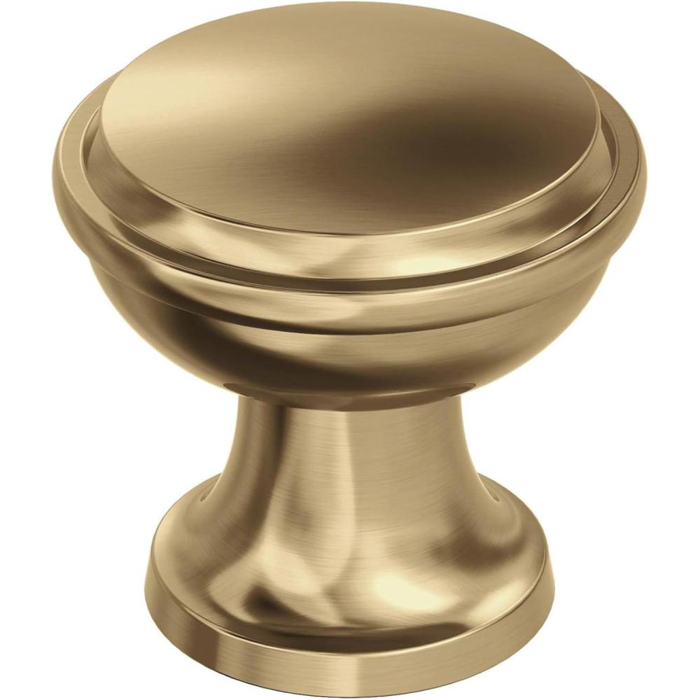 imageAmerock Cabinet Knob Black Bronze 1316 inch 30 mm Diameter Westerly 1 Pack Drawer Knob Cabinet HardwareChampagne Bronze