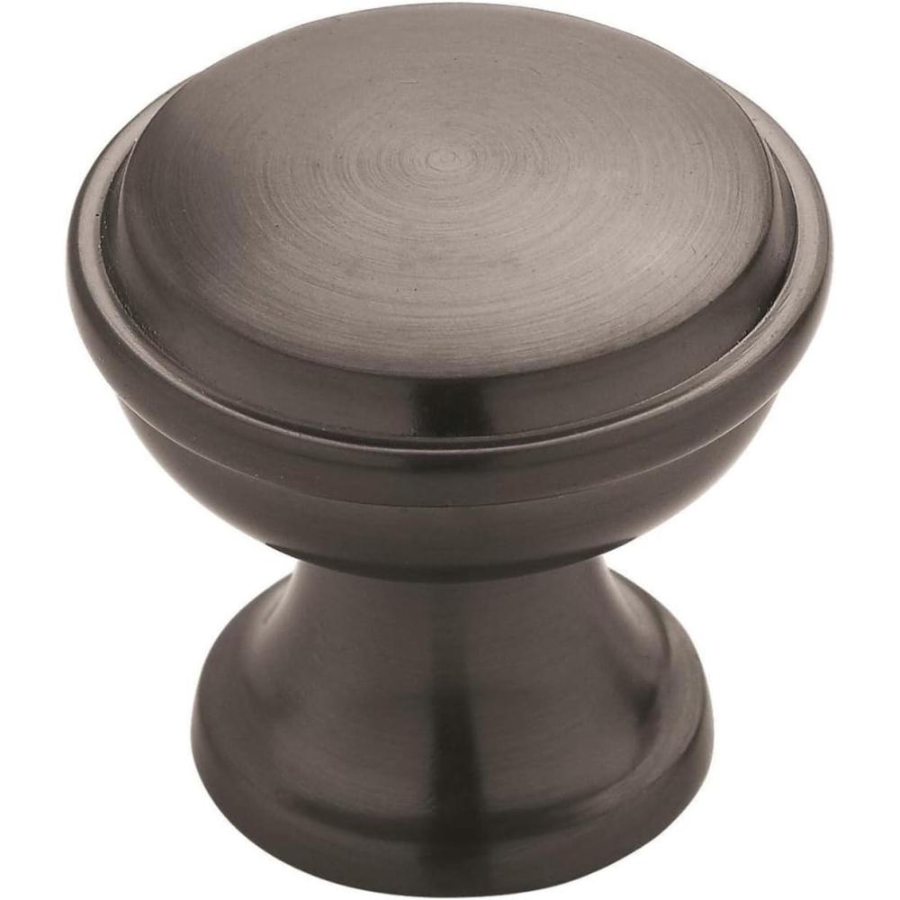 imageAmerock Cabinet Knob Black Bronze 1316 inch 30 mm Diameter Westerly 1 Pack Drawer Knob Cabinet HardwareGraphite