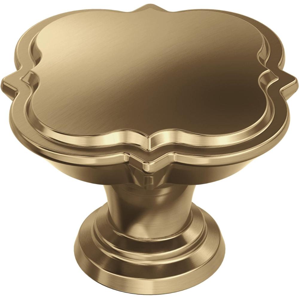 imageAmerock Cabinet Knob Black Bronze 134 inch 44 mm Diameter Grace Revitalize 1 Pack Drawer Knob Cabinet HardwareChampagne Bronze