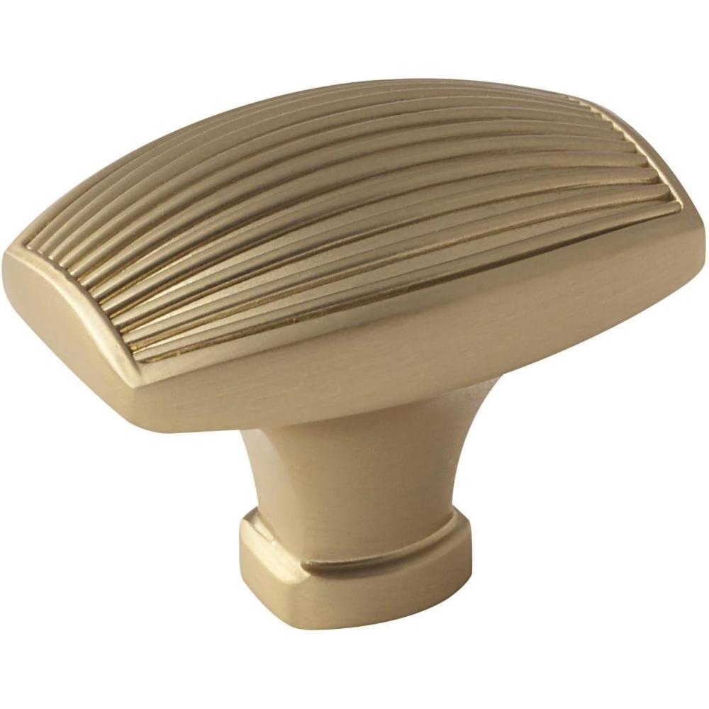 imageAmerock Cabinet Knob Golden Champagne 112 inch 38 mm Length Sea Grass 1 Pack Drawer Knob Cabinet HardwareGolden Champagne