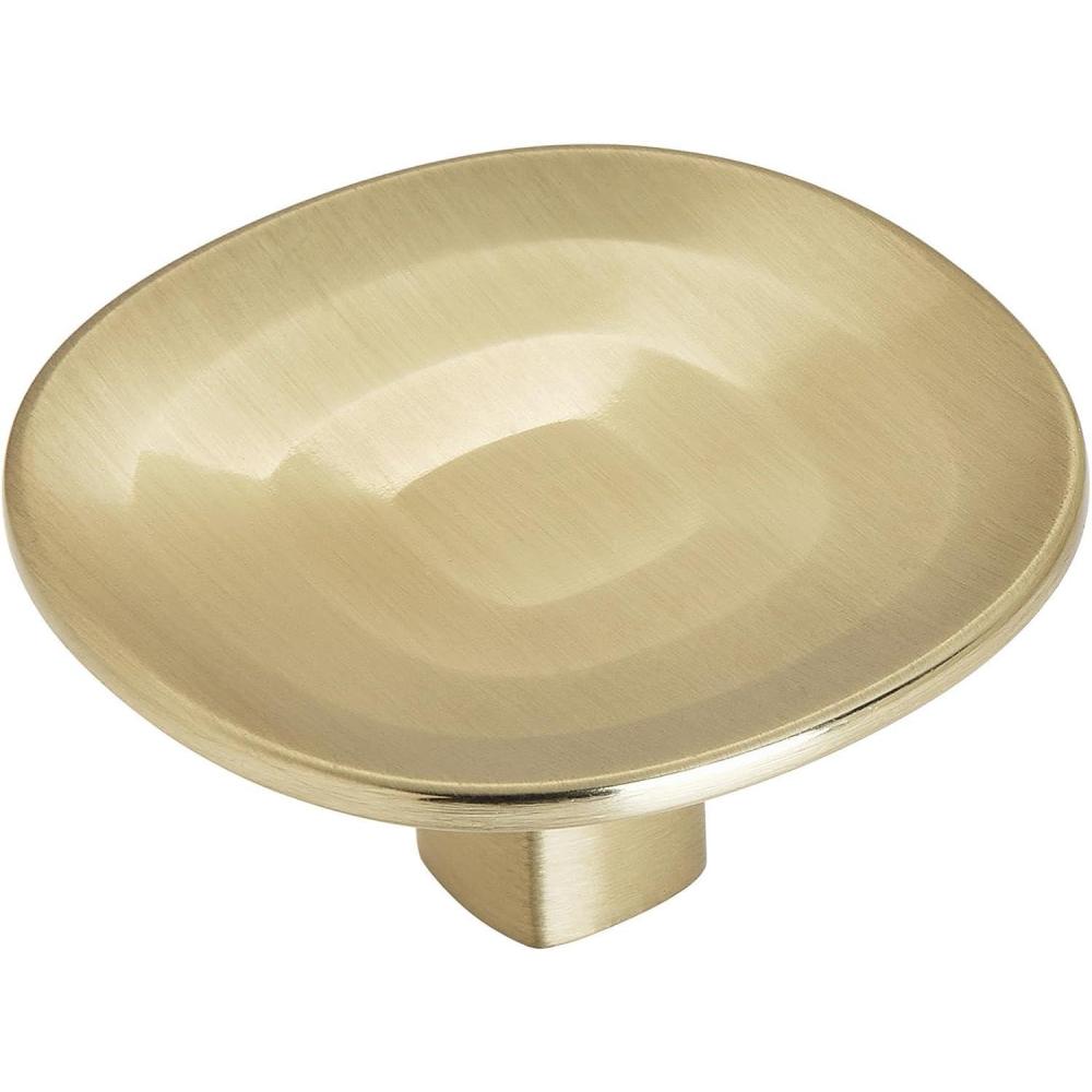 imageAmerock Cabinet Knob Golden Champagne 1916 inch 40 mm Diameter Concentric 1 Pack Drawer Knob Cabinet HardwareGolden Champagne