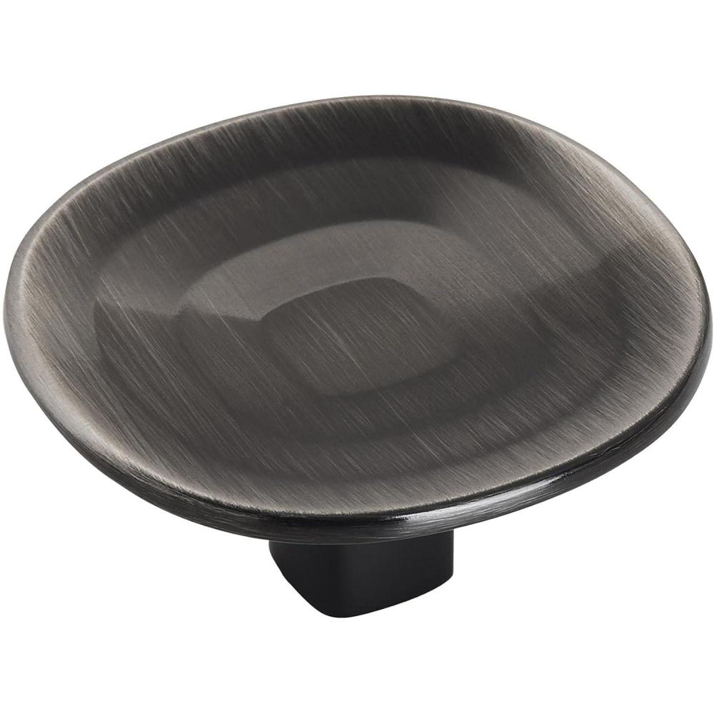 imageAmerock Cabinet Knob Golden Champagne 1916 inch 40 mm Diameter Concentric 1 Pack Drawer Knob Cabinet HardwareGunmetal