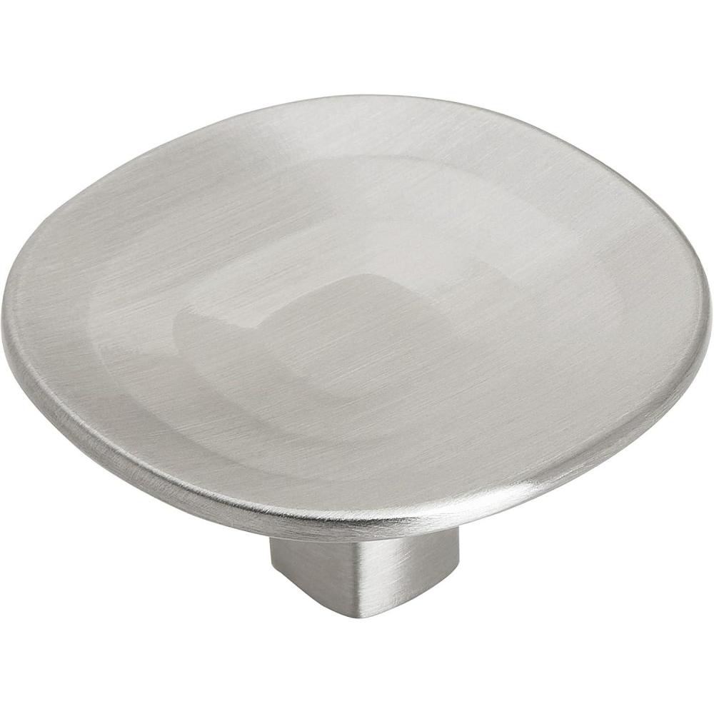 imageAmerock  Cabinet Knob  Golden Champagne  1916 inch 40 mm Diameter  Concentric  1 Pack  Drawer Knob  Cabinet HardwareSatin Nickel