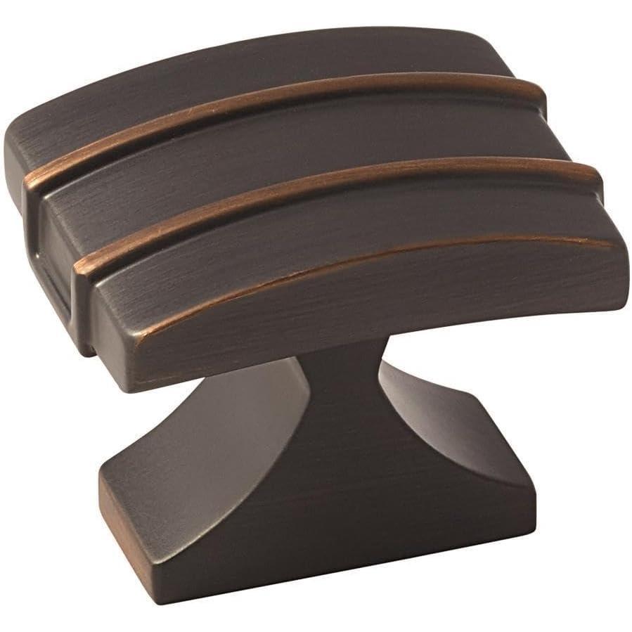 imageAmerock Cabinet Knob Matte Black 112 inch 38 mm Length Davenport 1 Pack Drawer Knob Cabinet HardwareOil Rubbed Bronze