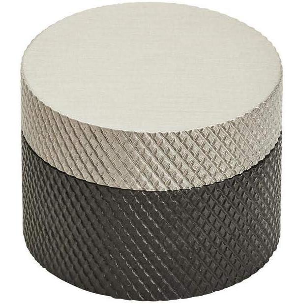 imageAmerock  Cabinet Knob  Matte Black  114 inch 32 mm Diameter  Transcendent  1 Pack  Drawer Knob  Cabinet HardwareMatte BlackSilver Champagne