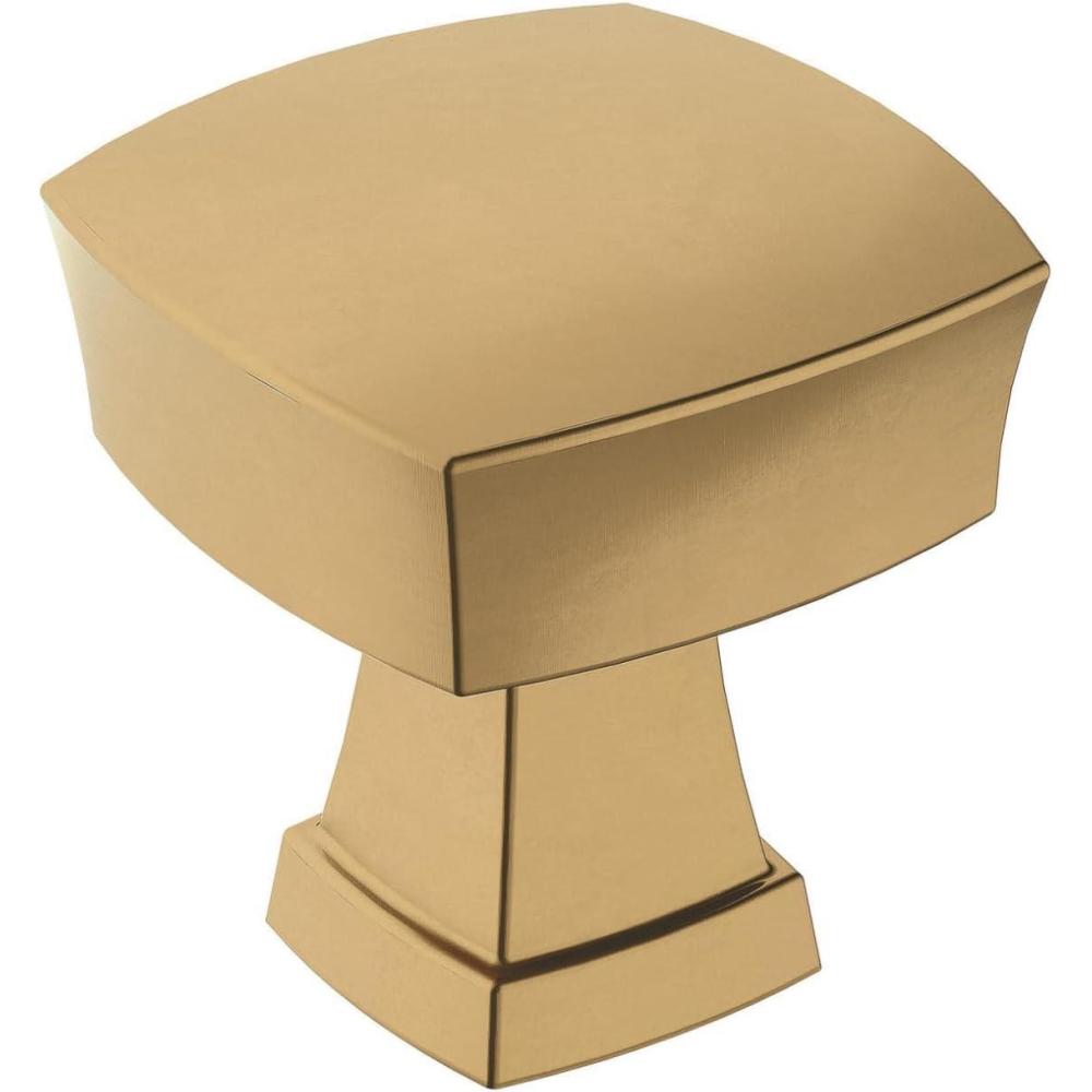 imageAmerock Cabinet Knob Matte Black 114 inch 32 mm Length Stature 1 Pack Drawer Knob Cabinet HardwareChampagne Bronze