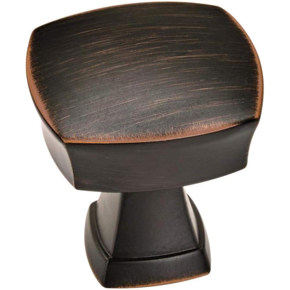 imageAmerock Cabinet Knob Matte Black 114 inch 32 mm Length Stature 1 Pack Drawer Knob Cabinet HardwareOil Rubbed Bronze