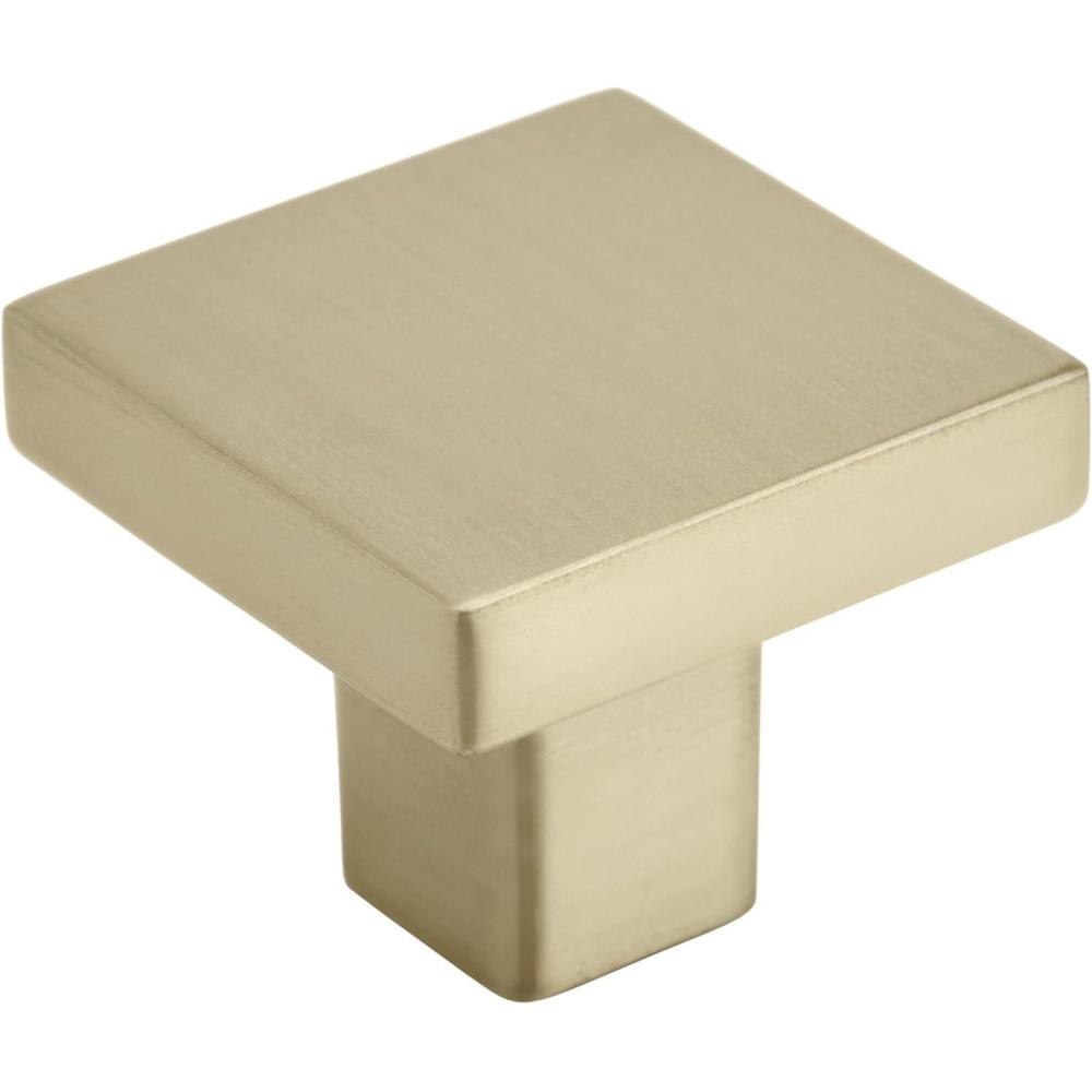 imageAmerock  Cabinet Knob  Matte Black  1316 inch 30 mm Length  Monument  1 Pack  Drawer Knob  Cabinet HardwareGolden Champagne