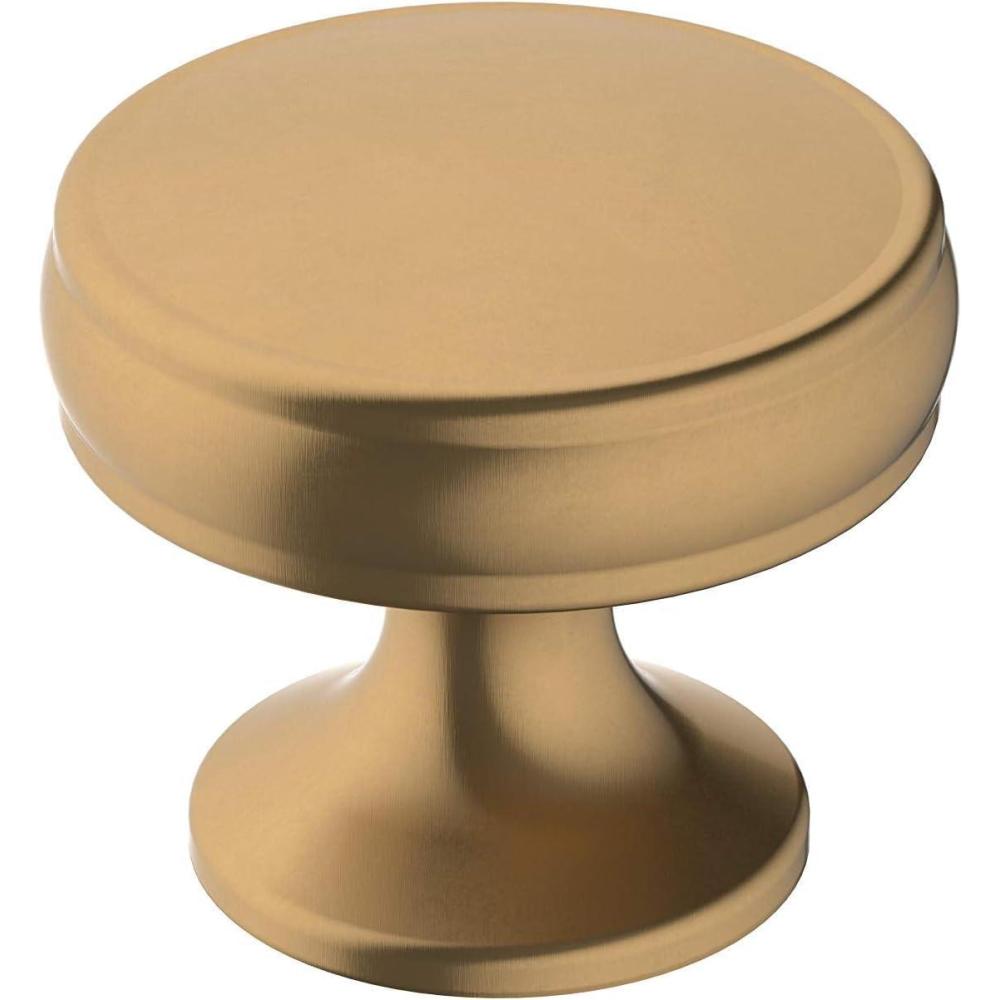 imageAmerock Cabinet Knob Oil Rubbed Bronze 114 inch 32 mm Diameter Renown 1 Pack Drawer Knob Cabinet HardwareChampagne Bronze