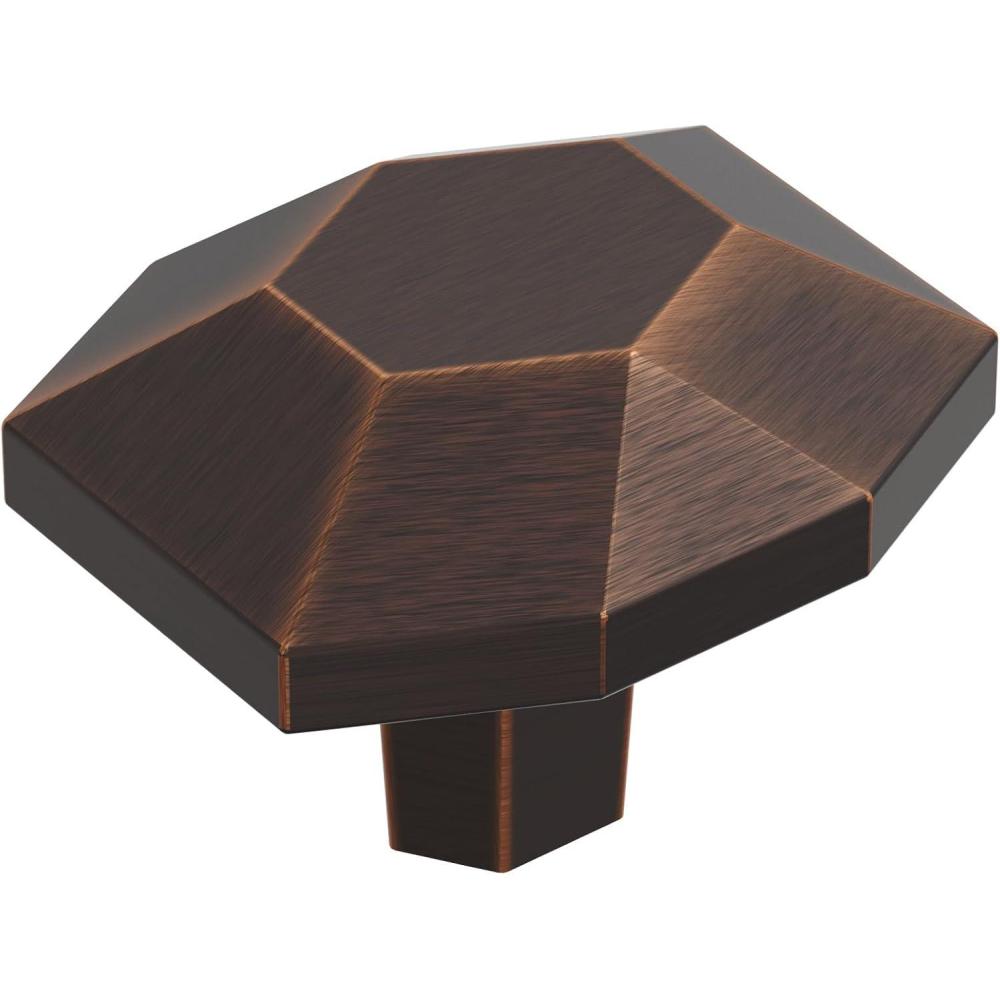 imageAmerock Cabinet Knob Oil Rubbed Bronze 212 inch 64 mm Length St Vincent 1 Pack Drawer Knob Cabinet HardwareOil Rubbed Bronze