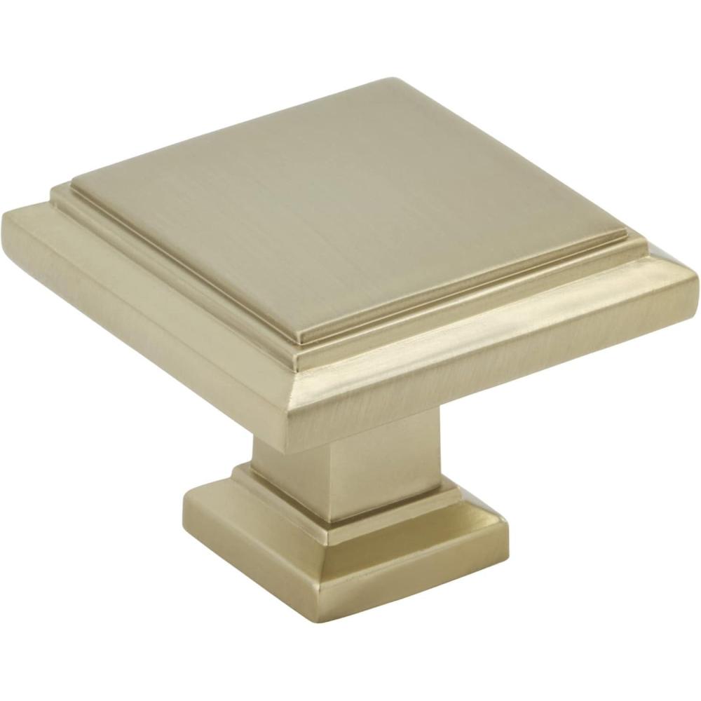 imageAmerock Cabinet Knob Polished Chrome 114 inch 32 mm Length Appoint 1 Pack Drawer Knob Cabinet HardwareGolden Champagne