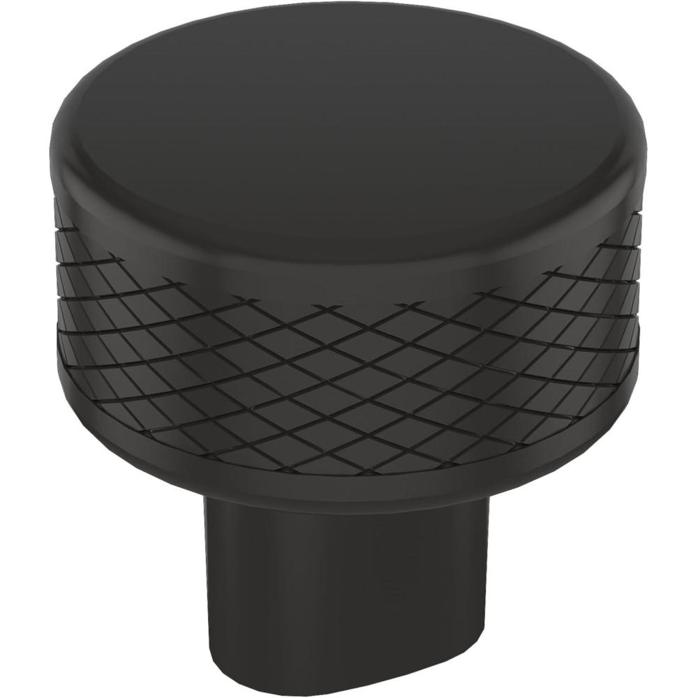 imageAmerock Cabinet Knob Polished NickelStainless Steel 258 inch 67 mm Length Esquire 1 Pack Drawer Knob Cabinet HardwareBlack Bronze