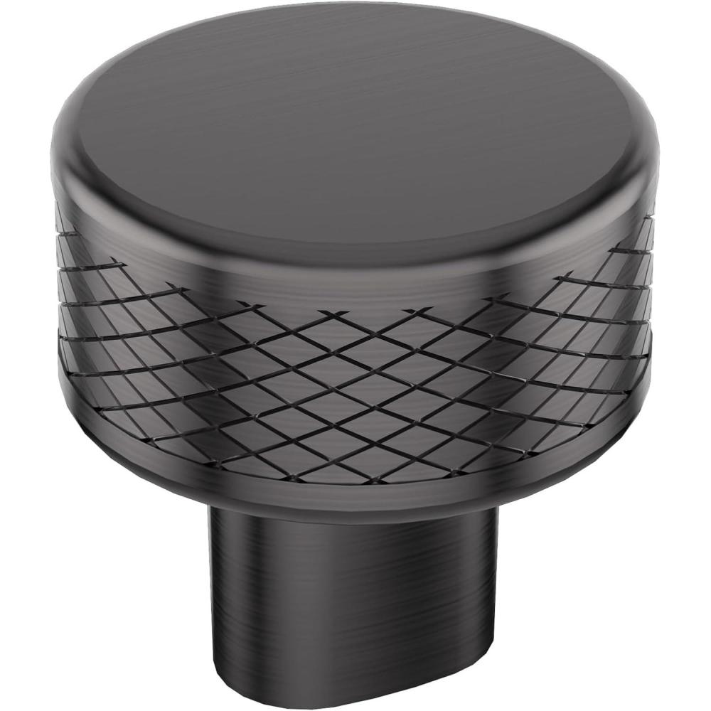 imageAmerock  Cabinet Knob  Polished NickelStainless Steel  258 inch 67 mm Length  Esquire  1 Pack  Drawer Knob  Cabinet HardwareGunmetal