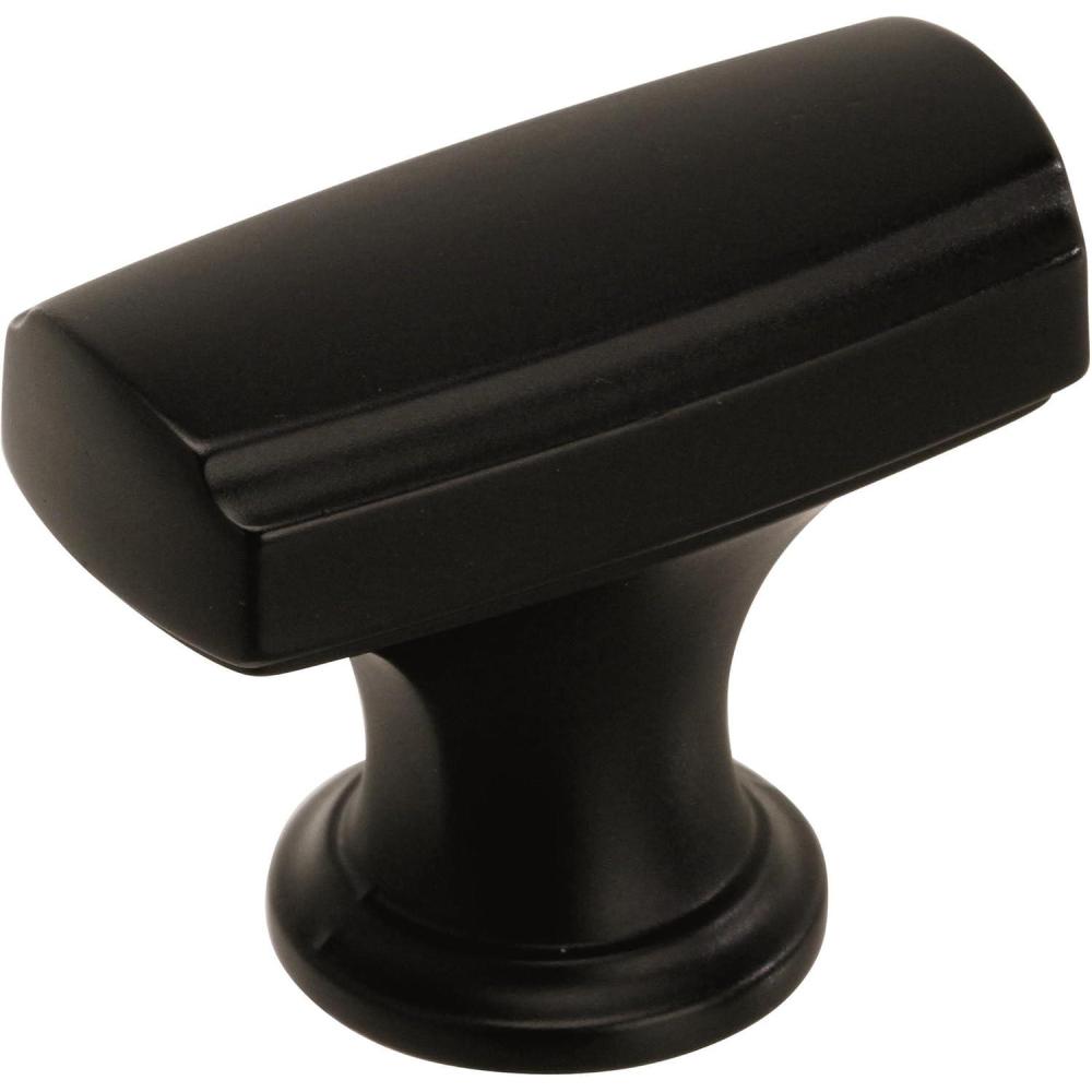 imageAmerock Cabinet Knob Satin Nickel 138 inch 35 mm Length Highland Ridge 1 Pack Drawer Knob Cabinet HardwareBlack Bronze